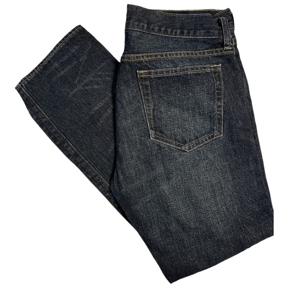 J.Crew Men’s 484 Blue Dark Wash Denim Jeans - Picture 3 of 5